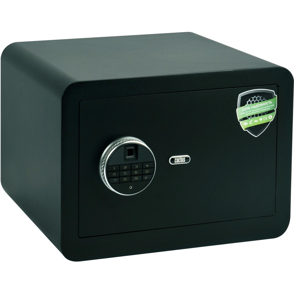 Сейф мебельный Cactus CS-SF-F30 черн,взломостойкий, э.замок, 300х420х350