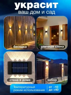 Настенный светильник для сада и дачи