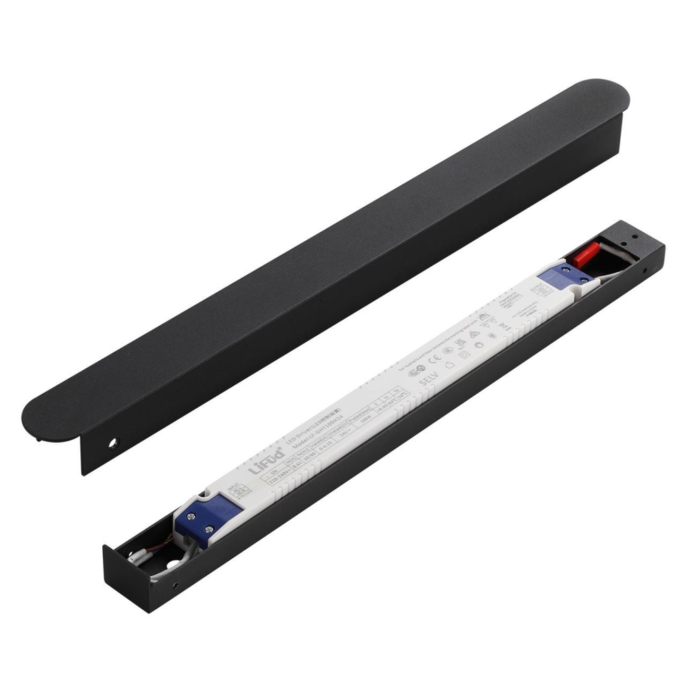 357786BL LEDA ODL26 (Для артикулов 7155) Драйвер  металл/черный  IP20 LED 100W 24V FINO XS