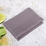 Полотенце вафельное 38*60см «Waffle» плотность 270гр/м, цвет серый 10330