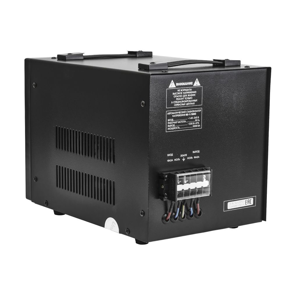 RS-1-3000 Стабилизатор Uniel релейный однофазный. 3.0 кВА.