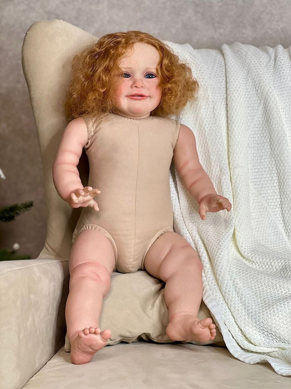 Кукла Реборн мягконабивная 65см в пакете (FA-510)