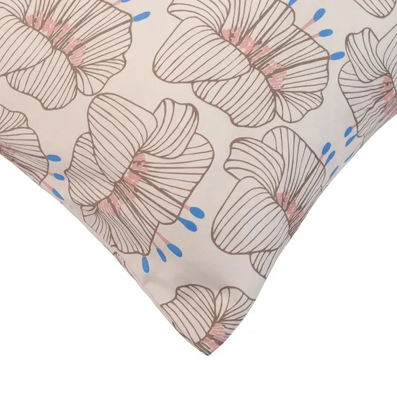 Набор из двух наволочек из сатина с принтом "Цветы" Prairie 50х70 см