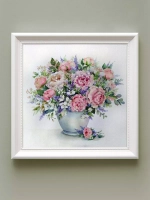 Картины на стену интерьерные на холсте 4 шт, 23*23 см