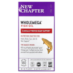 New Chapter, рыбий жир Wholemega™, 180 капсул