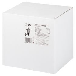 Садово-парковый светильник ЭРА НБУ 06-60-001 белый 6 гранный настенный IP44 Е27 max60Вт