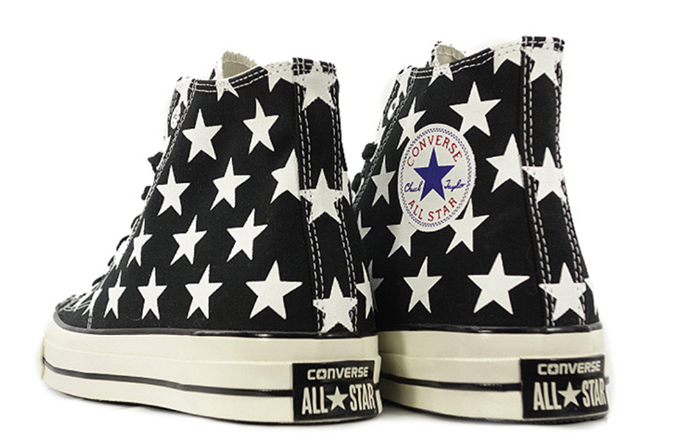 Converse 1970s Chuck Baby"s Breath High top Canvas Shoes Unisex Black