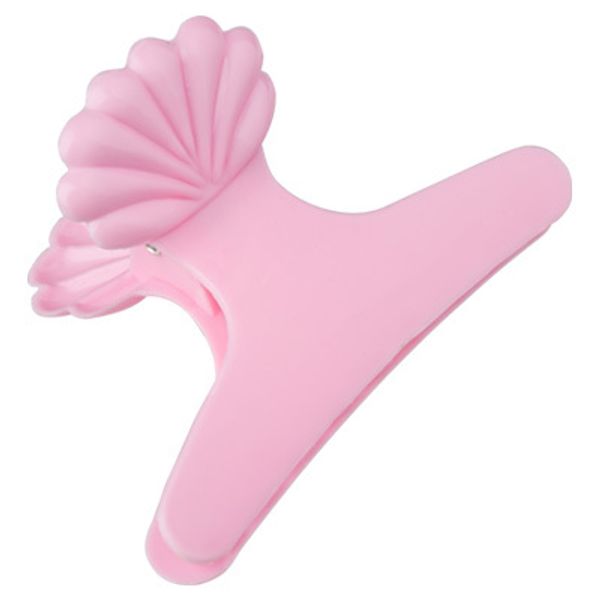 Зажим для волос пластиковый  Irisk Бабочка  ZB-1, 8см (04 Розовый )