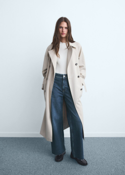 Джинсы-кюлоты Catherin с высокой талией