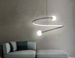 Ambrella Подвесной светодиодный светильник с пультом управления LineTech FL66293