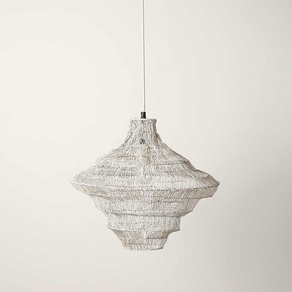 Светильник подвесной vinger, D45х50 см, бежевый