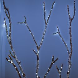 Светодиодная новогодняя гирлянда ЭРА ENIN-500W Нить холодный свет 50 м 500 microled IP44 220В