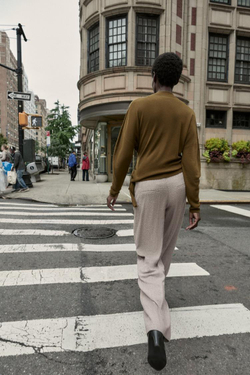 ZARA АСИММЕТРИЧНЫЙ ТРИКОТАЖНЫЙ СВИТЕР, ХАКИ