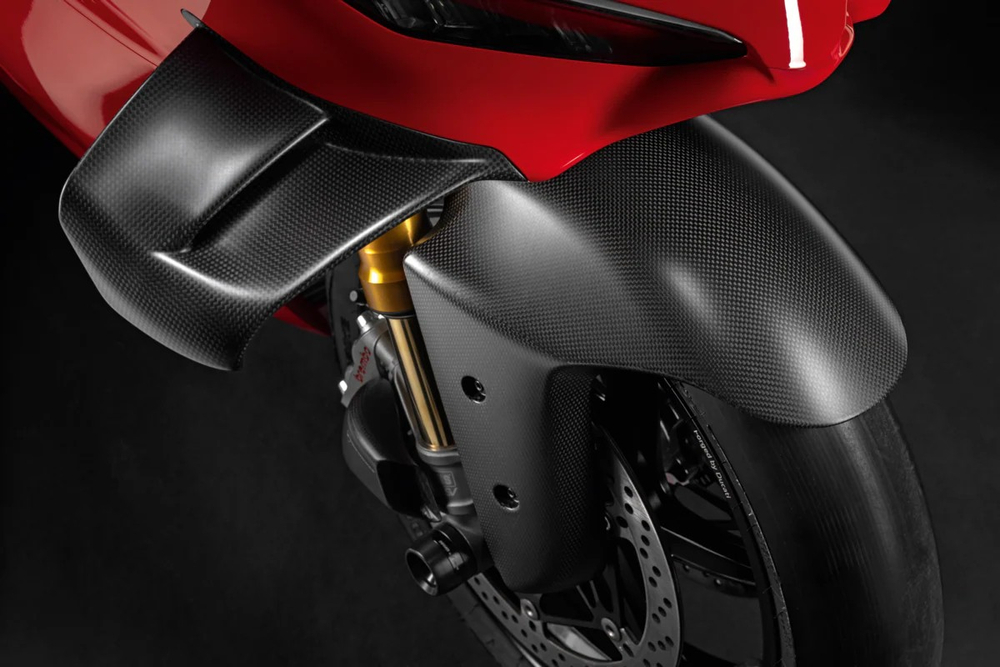 96981841AA DUCATI CARBON FRONT MUDGUARD (P V4)