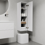 Пенал подвесной IDDIS Bild, 30 см, белый, BIL30W0i97