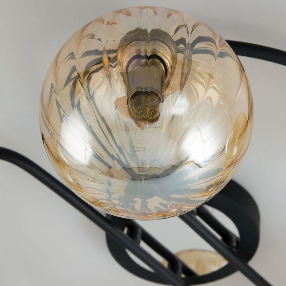 Citilux Эрни CL122165 Люстра потолочная Чёрная