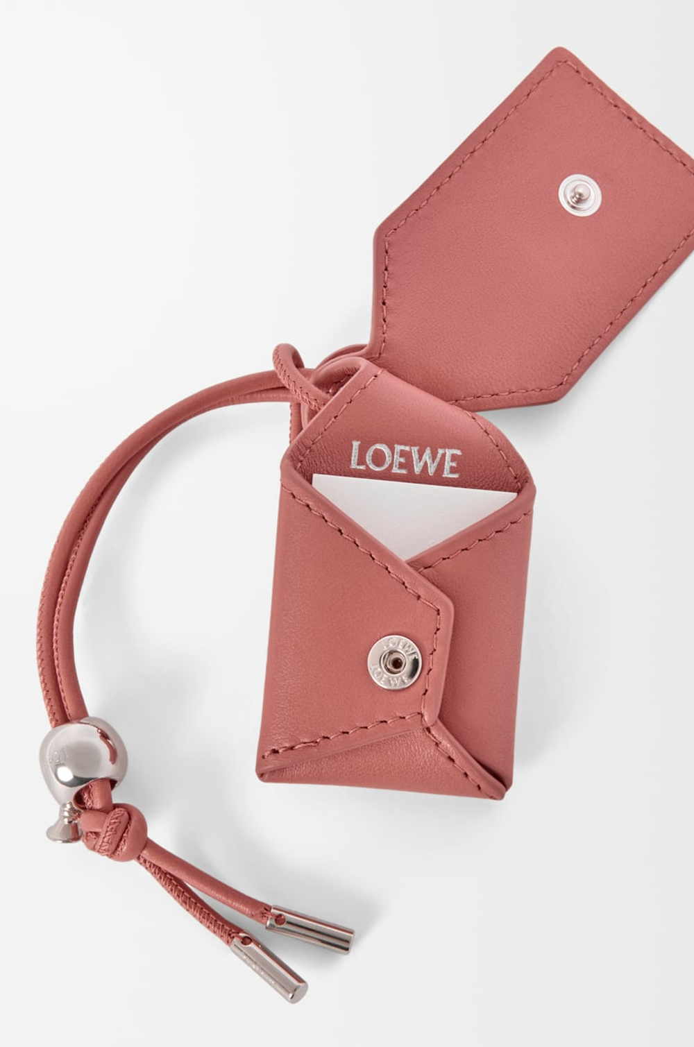 Loewe Сумка-мини Puzzle Featherlight из овечьей кожи наппа, красноватый