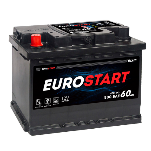 Аккумулятор EUROSTART Blue (60Ah, 460A, L+) EB601