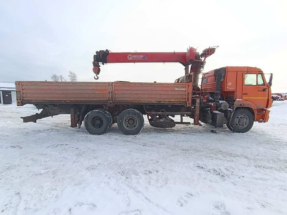 АвтоСтар 6896* на шасси КамАЗ 65115 6x4 Бортовой с КМУ 689642 (Дизельный, 6,7 л, 292 л.с., МТ)