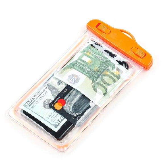 Чехол водонепроницаемый для телефона Borne оранжевый