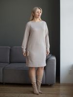 Платье 1386 песочный Novita (Акция)