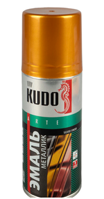 Аэрозольная акриловая краска металлик Kudo, 210 мл