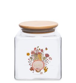 GS- 18/3 Банка для сыпучих «Цветочная феерия» 1л