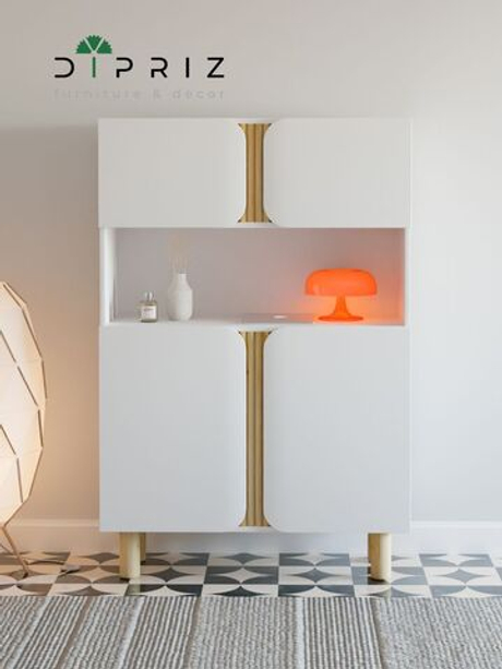 Буфет Ола с реечными вставками из сосны