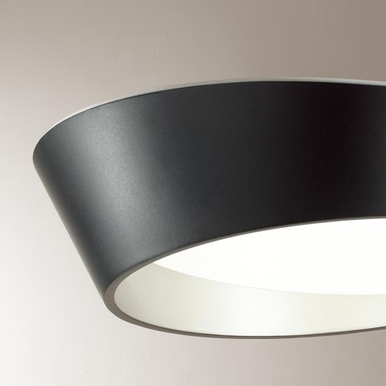 7694/60L AVRA LED SN 048 Светильник металл/акрил/белый/черный/серебристый LED 60Вт 3000-6000K D500 IP20 пульт ДУ APEX