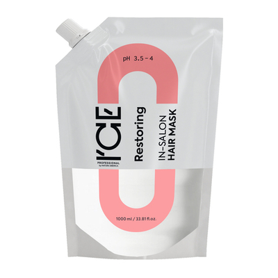 Маска ICE Restoring In-Salon Hair Mask восстанавливающая для процедуры реконструкции волос - 1000 мл. (refill пакет)