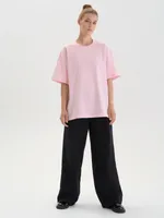 Футболка FOS плотная Розовая