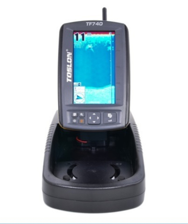 БЕСПРОВОДНОЙ ЦВЕТНОЙ ЭХОЛОТ FISH-FINDER TF-740 LI-ION GPS+XPILOT