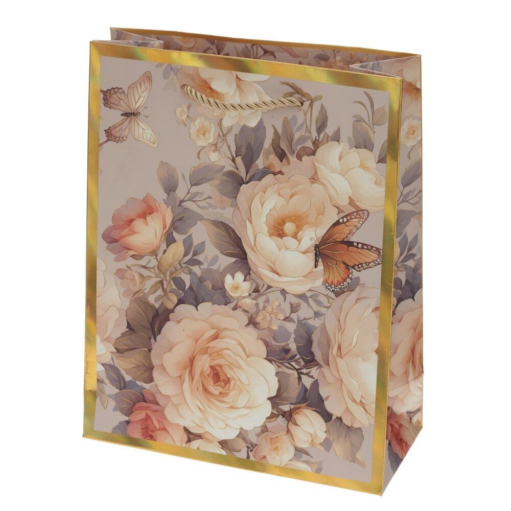 GAEM Пакет подарочный (бумага 210г/м2, блок микс 12шт), L18 W8 H23 см, 4в.