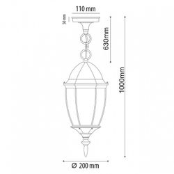 Подвесной светильник DeMarkt Фабур 2 804010801