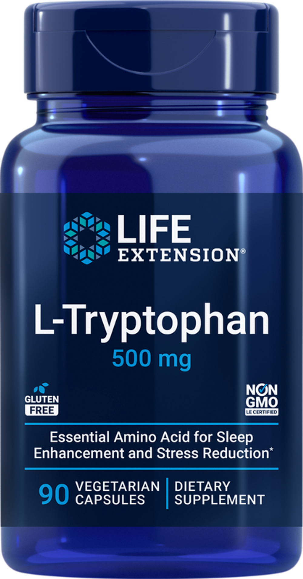 L-триптофан 500 мг 90 капсул Life Extension