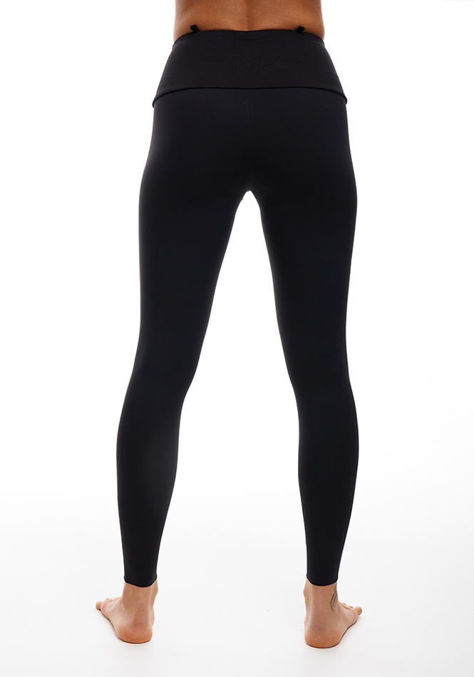 ТАЙТСЫ С ПОЯСОМ ЖЕНСКИЕ SFA FULL TIGHT | BLACK SKYBLUE