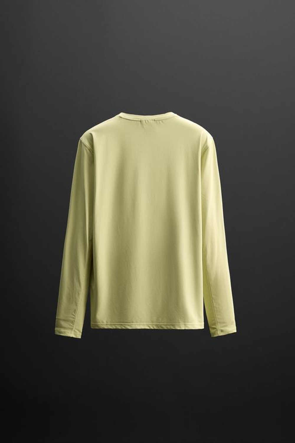 ZARA БАЗОВАЯ СПОРТИВНАЯ ФУТБОЛКА, СВЕТЛО-ЖЕЛТЫЙ