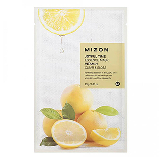 Mizon Маска тканевая с витамином С - Joyful time essence mask vitamin C, 23г