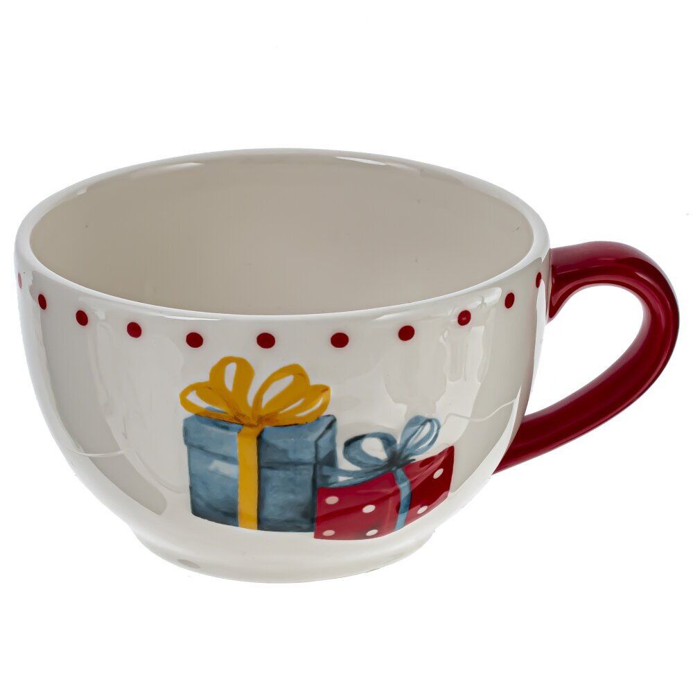 GAEM Кружка "Новогодний подарок",, 450 мл, L14,5 W12 H7 см