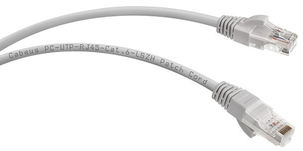 Кабель патч-корд U/UTP 6 кат. 20м Cabeus PC-UTP-RJ45-Cat.6-20m-LSZH