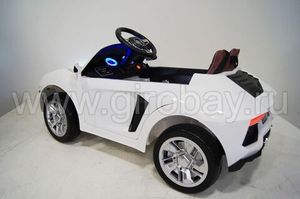 Детский электромобиль River Toys LAMBO E002EE белый