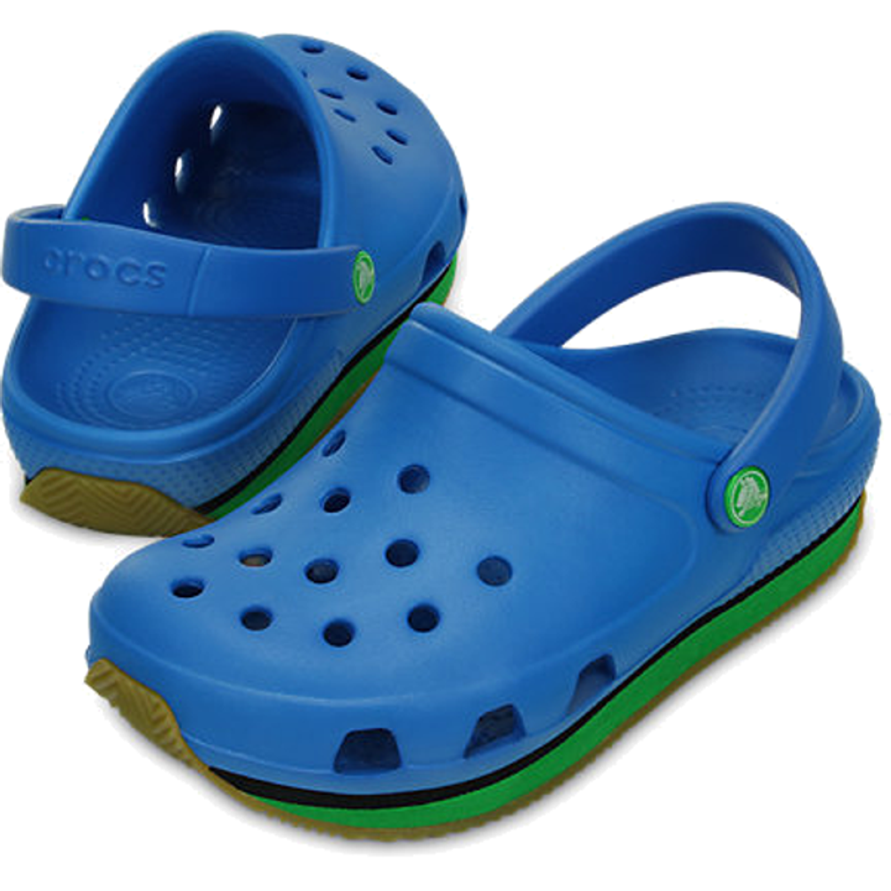 Green kids crocs sale