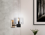 LH57045 BK/DBS/SM черный/темная латунь/дымчатый E14 max 40W 195*110*185