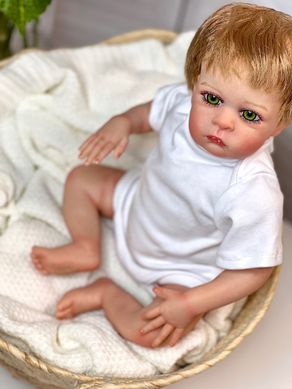 Кукла Реборн мягконабивная 55см (FA-574)