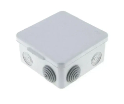 Коробка распределительная с клеммой 100х100х50 с 8 кабельными вводами IP54 1 шт.