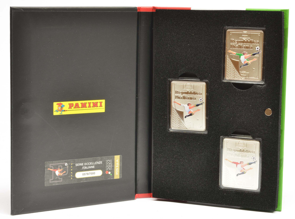 ИТАЛИЯ, 2022, 5 ЕВРО (ТРИ МОНЕТЫ) [СЕРЕБРО]