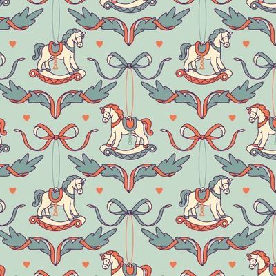 Рождественская ёлка с винтажными новогодними игрушками