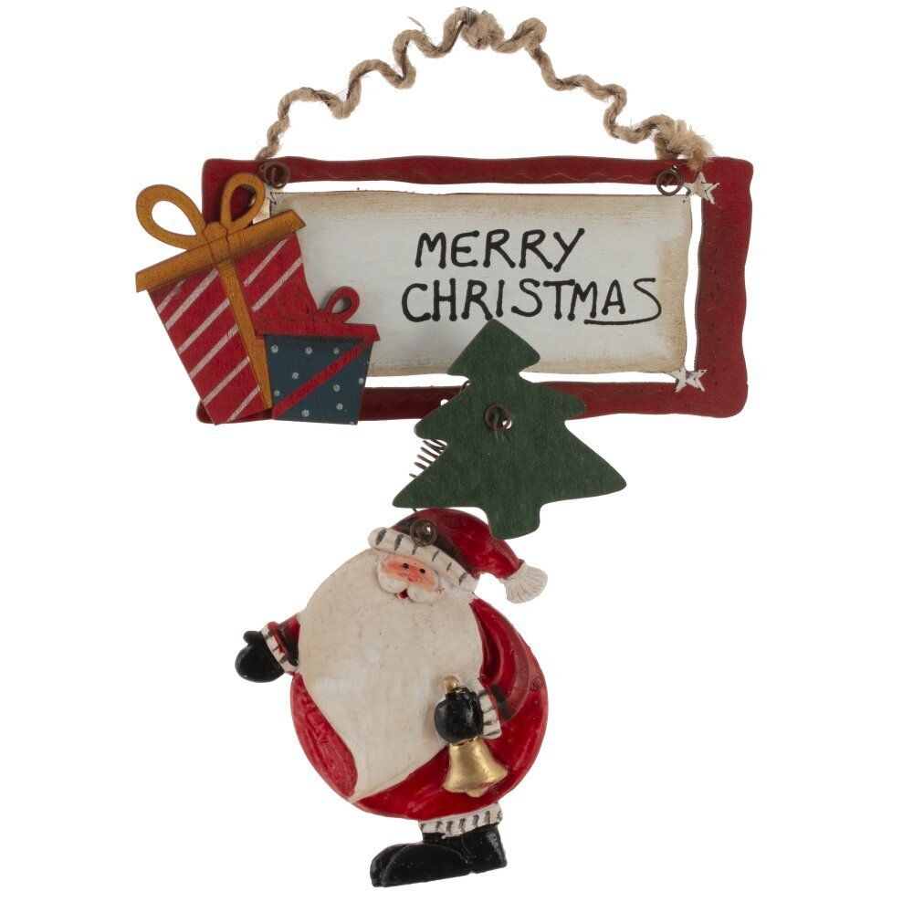 GAEM Изделие декоративное подвесное "Дед Мороз", L14 W0,5 H19 см, 4в.