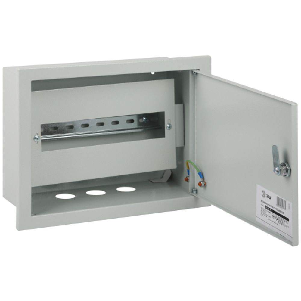 Корпус металлический встраиваемый ЭРА ЩРВ-12 (220х300х120) IP31 УХЛЗ серый | Корпуса металлические модульные