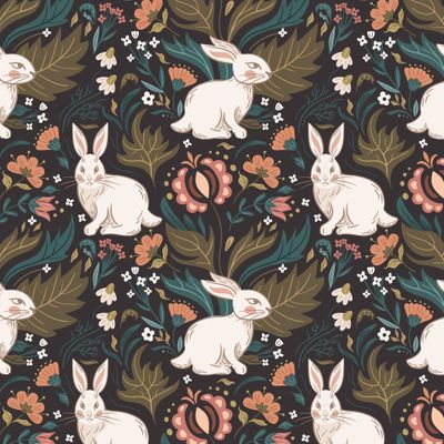 Кролики славянский пасха винтаж